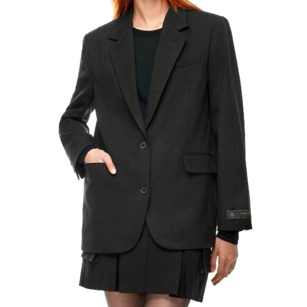 BABATON Crepe Black Blazer